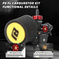 Thumbnail for NIBBI Racing Carburetor + NIBBI Air Filter | 110cc-125cc