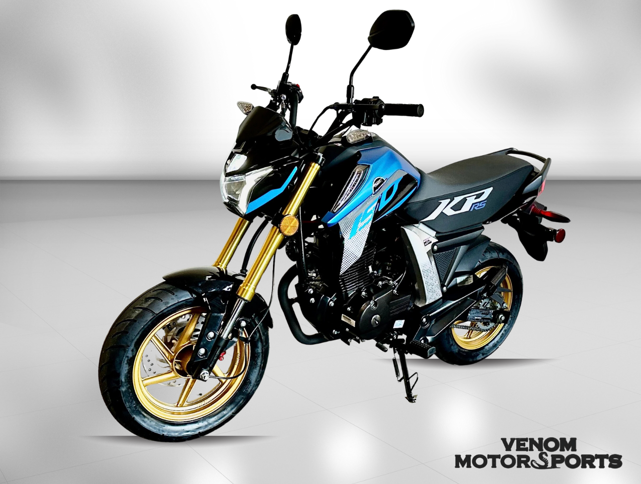 Lifan KP-Mini RS | 150cc EFI Motorcycle | Fuel Injected | Street Legal Blue