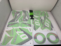 Thumbnail for 1600w Pro Electric Dirt Bike 48v | Style #2 Decal Kit (Green) (307600010)