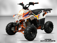 Thumbnail for Venom Mini Madix | 110cc ATV | Automatic Transmission + Reverse White