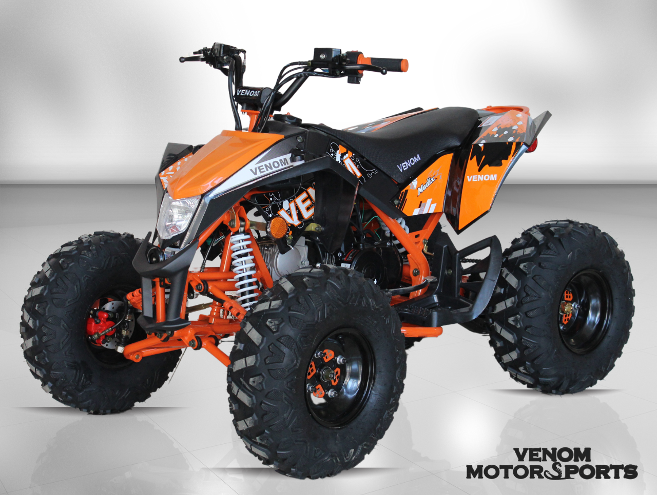 Venom Racing Madix | 125cc ATV | Automatic Transmission + Reverse Black