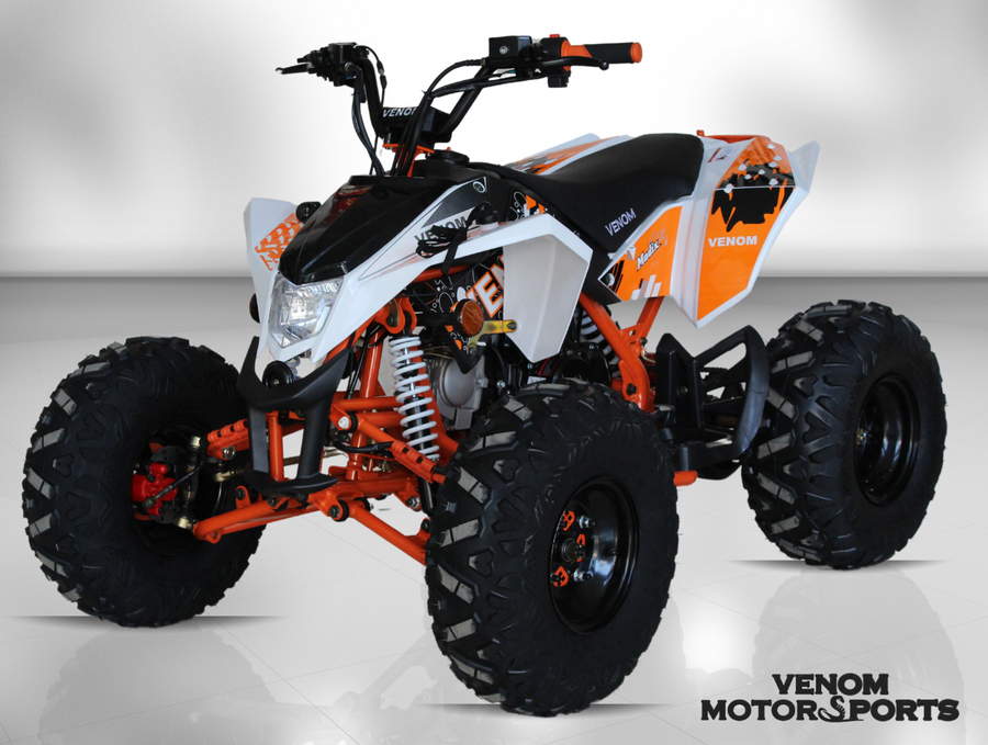 Venom Racing Madix | 125cc ATV | Automatic Transmission + Reverse White