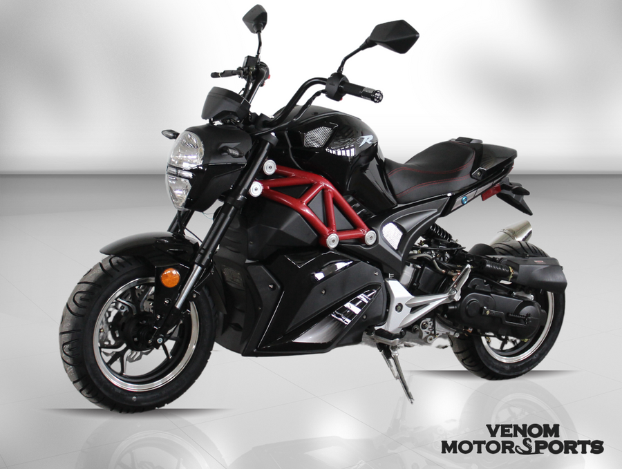 Venom x21 | 150cc Motorcycle | Automatic Transmission | Street Legal Black