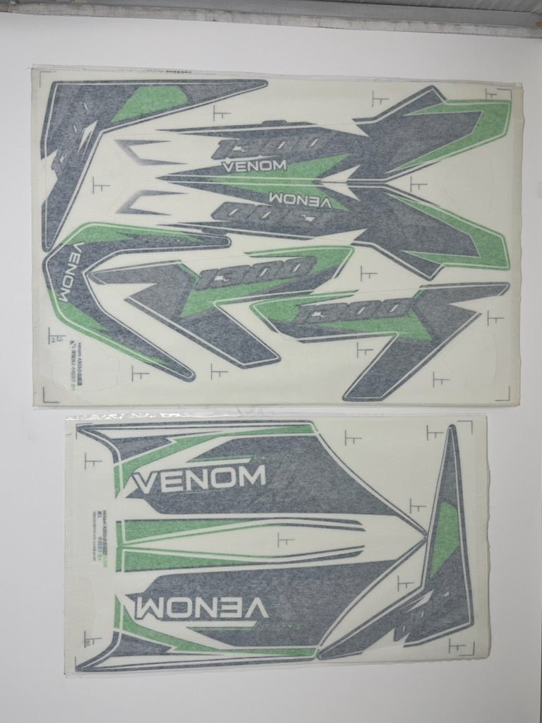 1300w E-Madix 48V ATV | Decal KIT GREEN