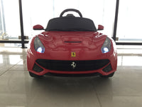 Thumbnail for Ferrari F12 Berlinetta Electric Power Wheels Toy Car 12V - Red