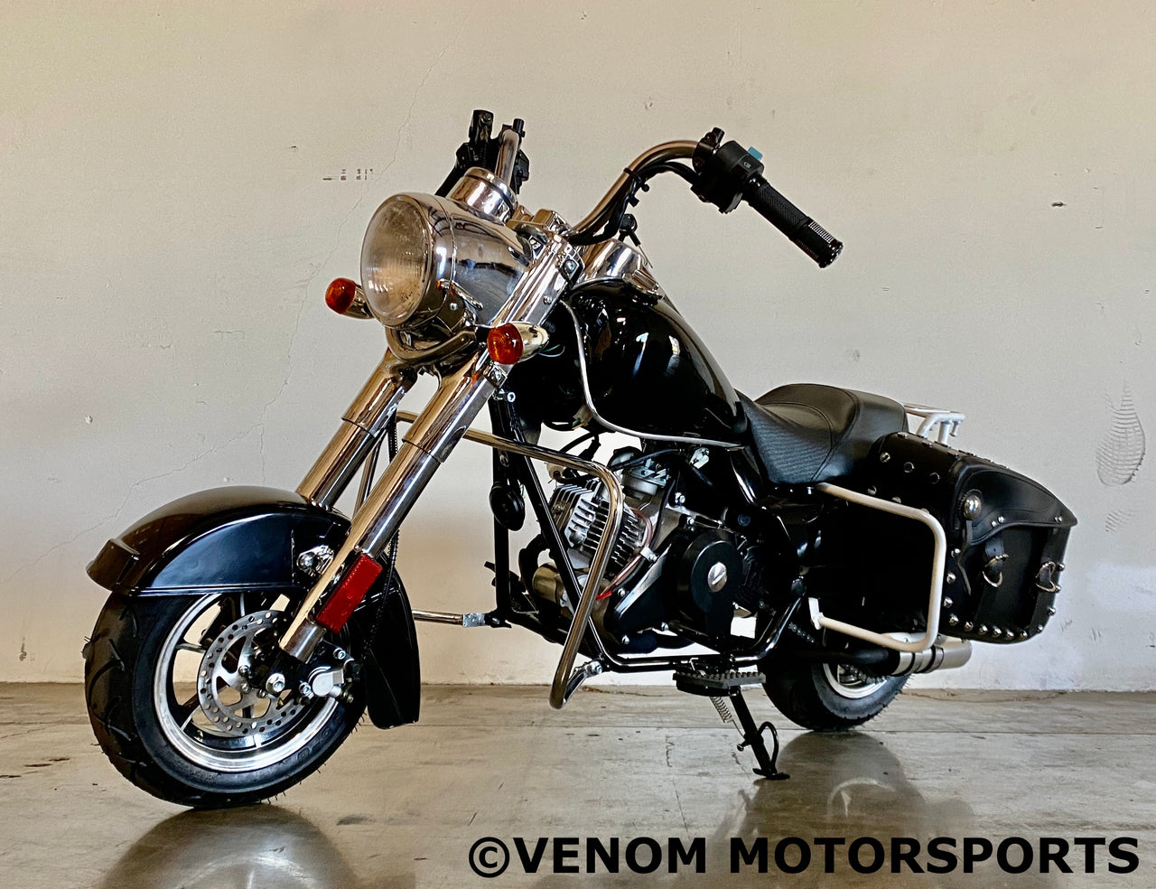 Venom FatBoy | 50cc Mini Chopper | Automatic Transmission