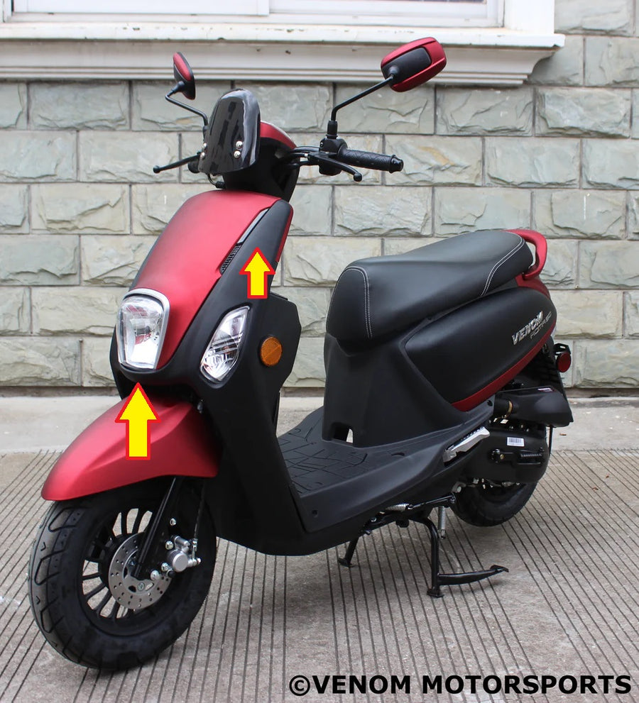 50cc Roma Scooter - Main Front Fairing 64302-S9E1-0000