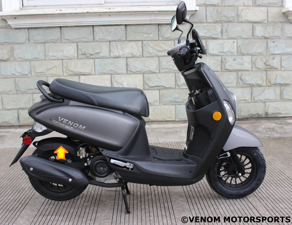50cc Roma Scooter - Fender Right Rear Tire 80100-S9E1-0000