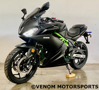 Thumbnail for Venom x22R MAX | 250cc Motorcycle | Fuel-Injected | Street Legal Matte Black