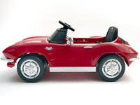 Thumbnail for 1963 Corvette Stingray 12V Electric Ride-On Toy Car - Red