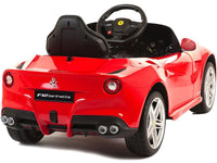 Thumbnail for Ferrari F12 Berlinetta Electric Power Wheels Toy Car 12V - Red