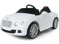 Thumbnail for Bentley Continental GT 12V Electric Ride-On Toy Car GTC - White