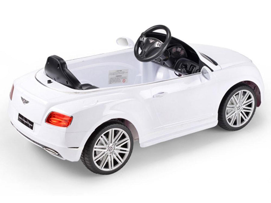 Bentley Continental GT 12V Electric Ride-On Toy Car GTC - White