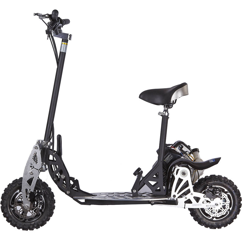 UberScoot 50cc Gas Stand Up Scooter with Seat - 2 Speed