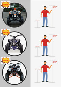 Thumbnail for Venom Quad Racer | 1000w Electric ATV | 36V