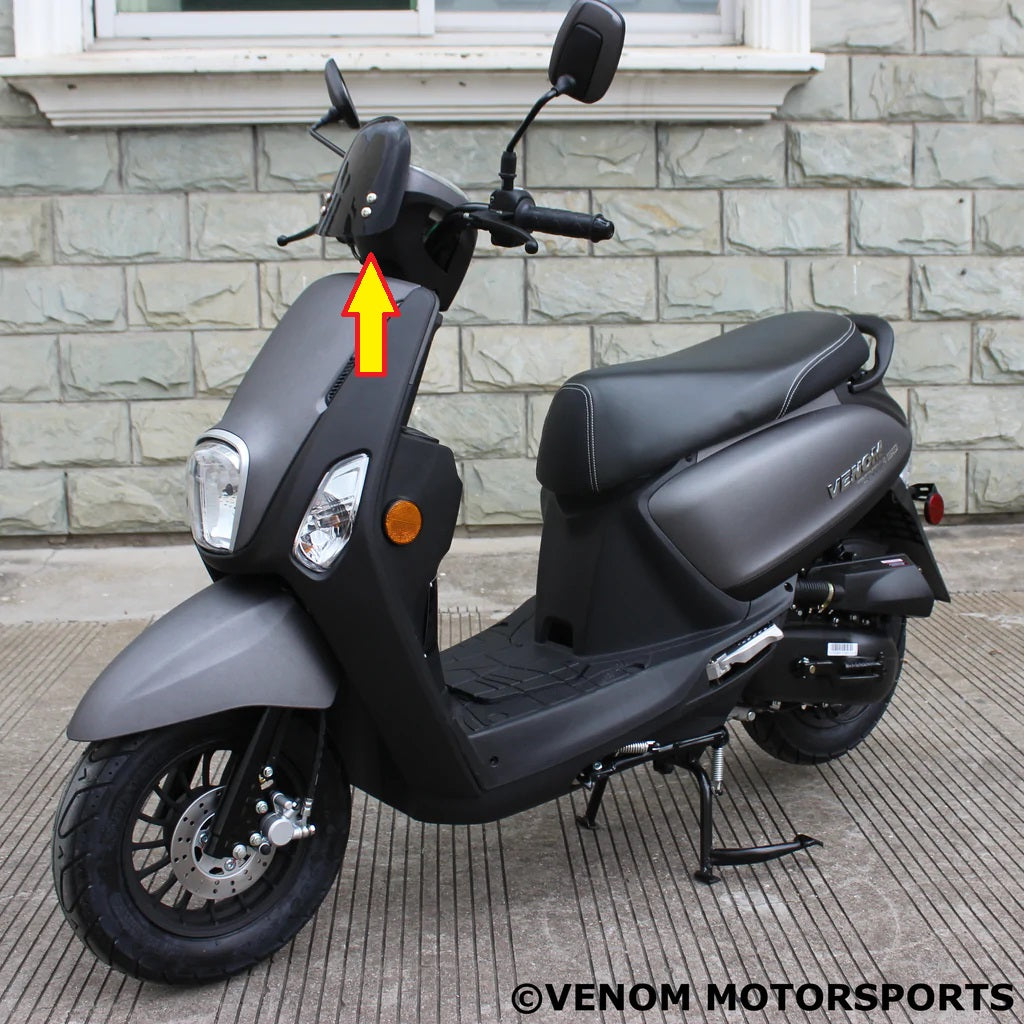 50cc Roma Scooter Stay Fender -- Black 53205-S9E1-0000
