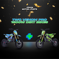 Thumbnail for [BLACK FRIDAY BUNDLE DEAL] 2x Venom Pro 1600W Electric Dirt Bike 48V Lithium