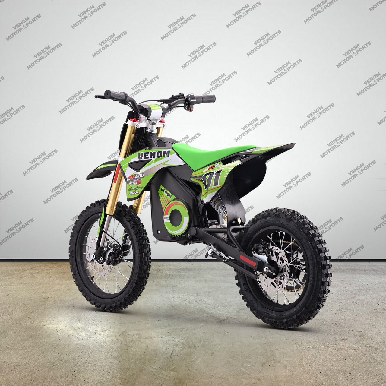 Venom 1600W Electric Dirt Bike – 48V Lithium Off-Road