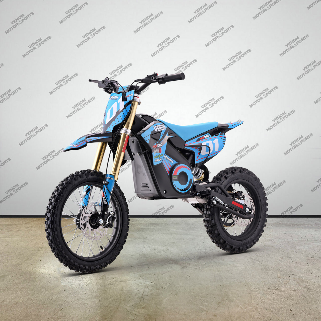 Venom 1600W Electric Dirt Bike – 48V Lithium Off-Road