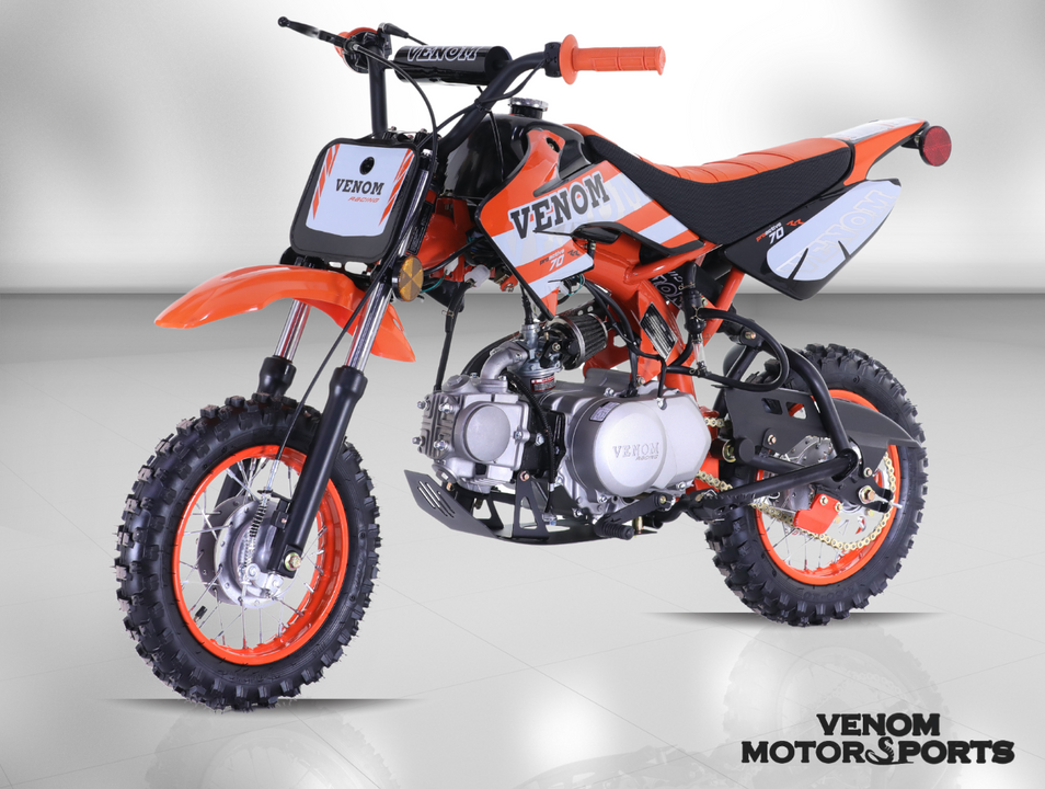 Venom MX70 70cc Dirt Bike Semi Automatic Off Road