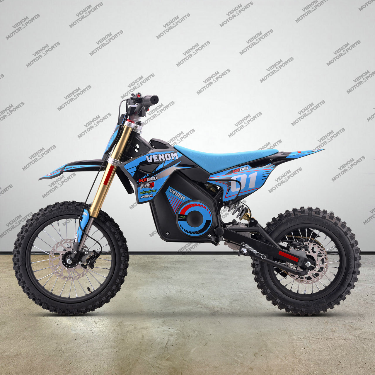 Venom 1600W Electric Dirt Bike – 48V Lithium Off-Road