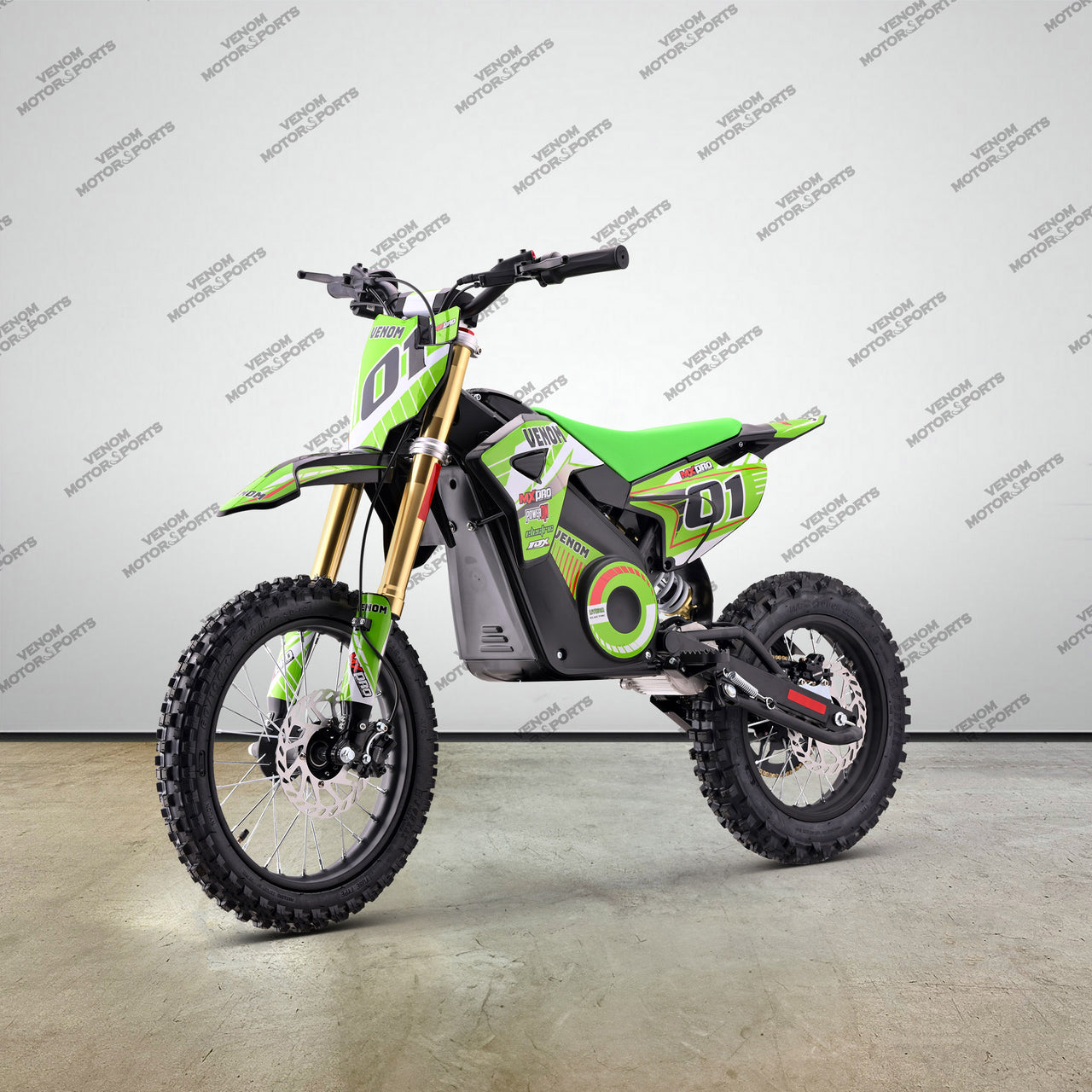 Venom 1600W Electric Dirt Bike – 48V Lithium Off-Road