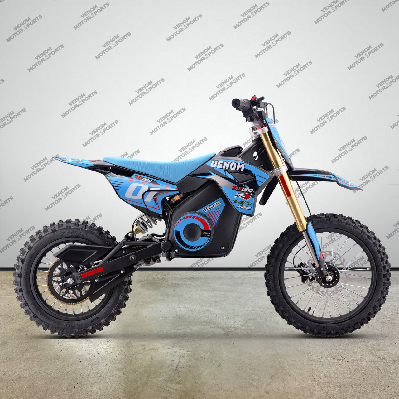 Venom 1600W Electric Dirt Bike – 48V Lithium Off-Road