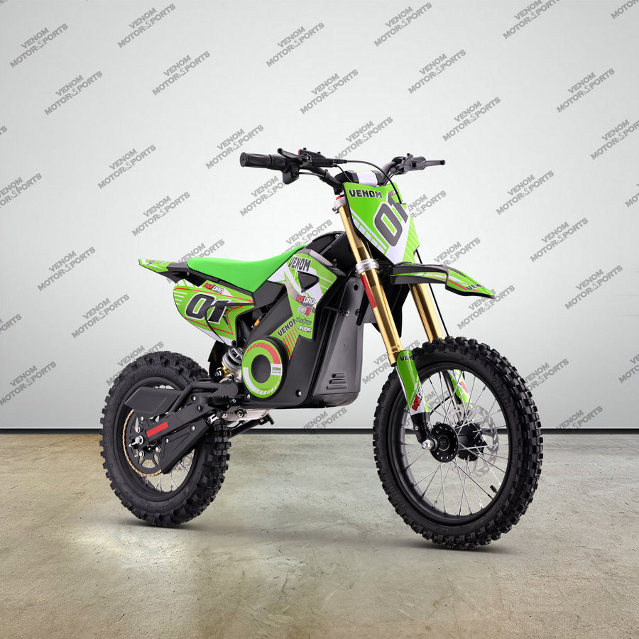 Venom 1600W Electric Dirt Bike – 48V Lithium Off-Road