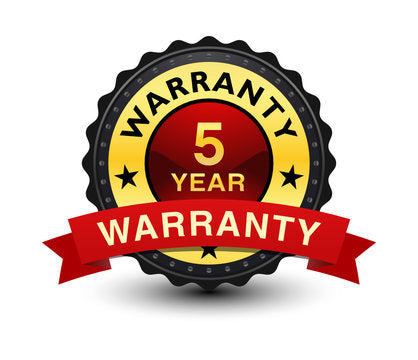 Warranty 5-Year [Inclusive] Parts + Shipping Warranty