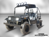 Thumbnail for Venom Electric Mini Jeep | 3000W 60V | Full-Size | Safari Edition Matte Black