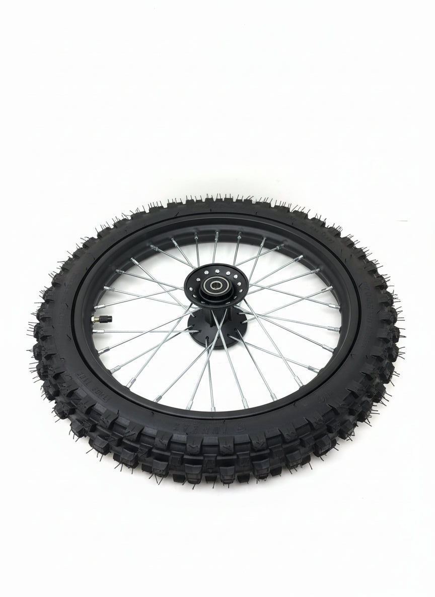 1600w Pro Electric Dirt Bike 48v | Front Tire On Rim (60/100-14)