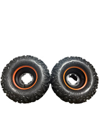 Thumbnail for Madix 125cc ATV | Rear Off-Road Tires On Rim (Set) (12501A-300100A-HECBAZ)