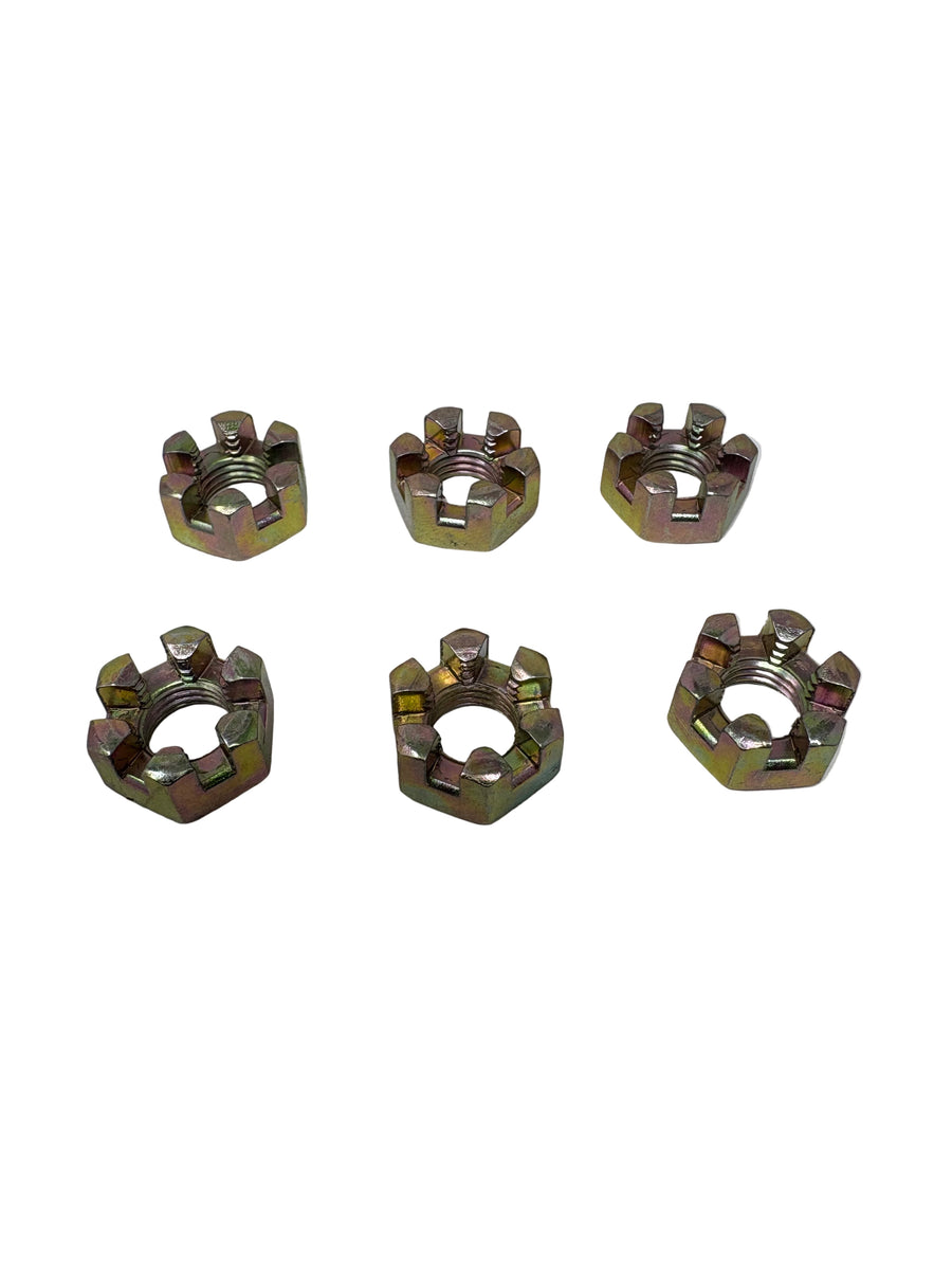 Grizzly 125cc ATV | Castle Nuts for Tie Rod (6 pcs) (GB/T41M10B8.8)