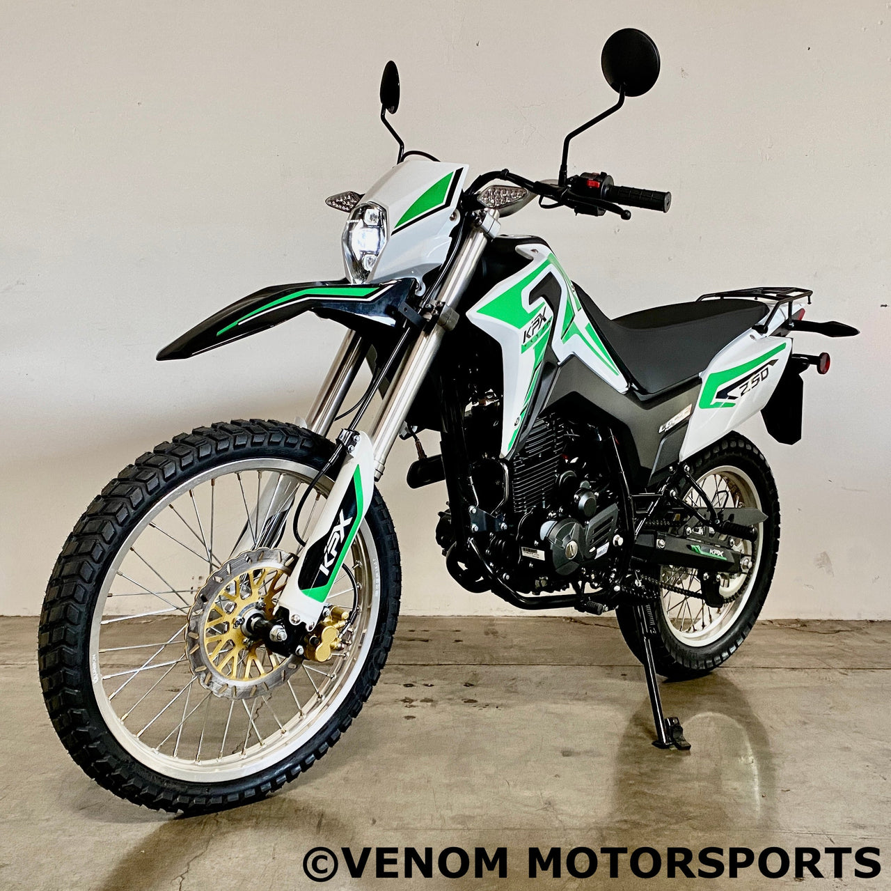 Lifan KPX 250 Dual Sport Motorcycle For Sale Kawasaki KLX230 For Sale Venom Motorsports Canada