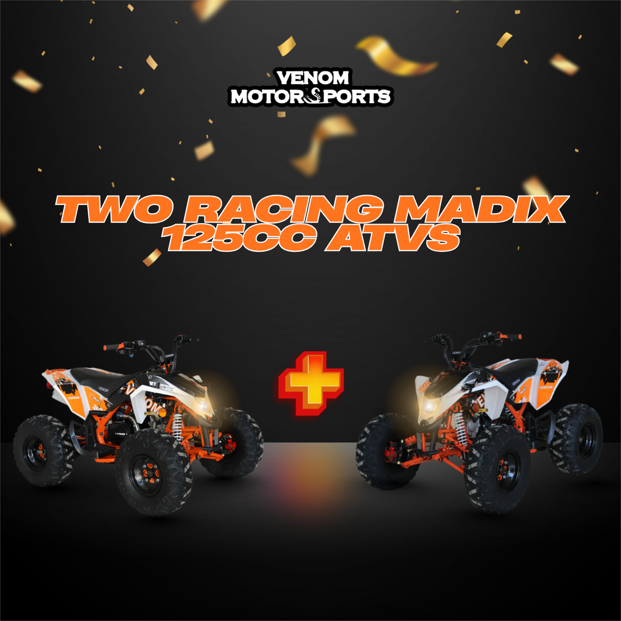 [BLACK FRIDAY BUNDLE DEAL] 2x Venom Racing Madix 125cc ATV | Automatic Transmission