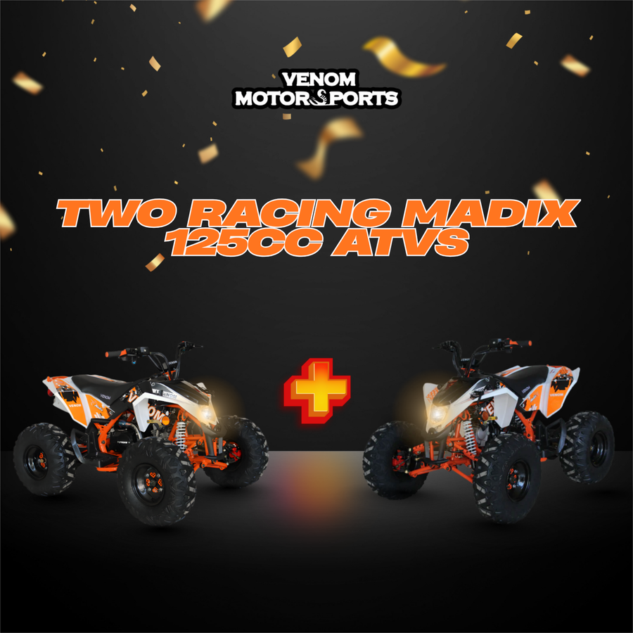 [BLACK FRIDAY BUNDLE DEAL] 2x Venom Racing Madix 125cc ATV | Automatic Transmission