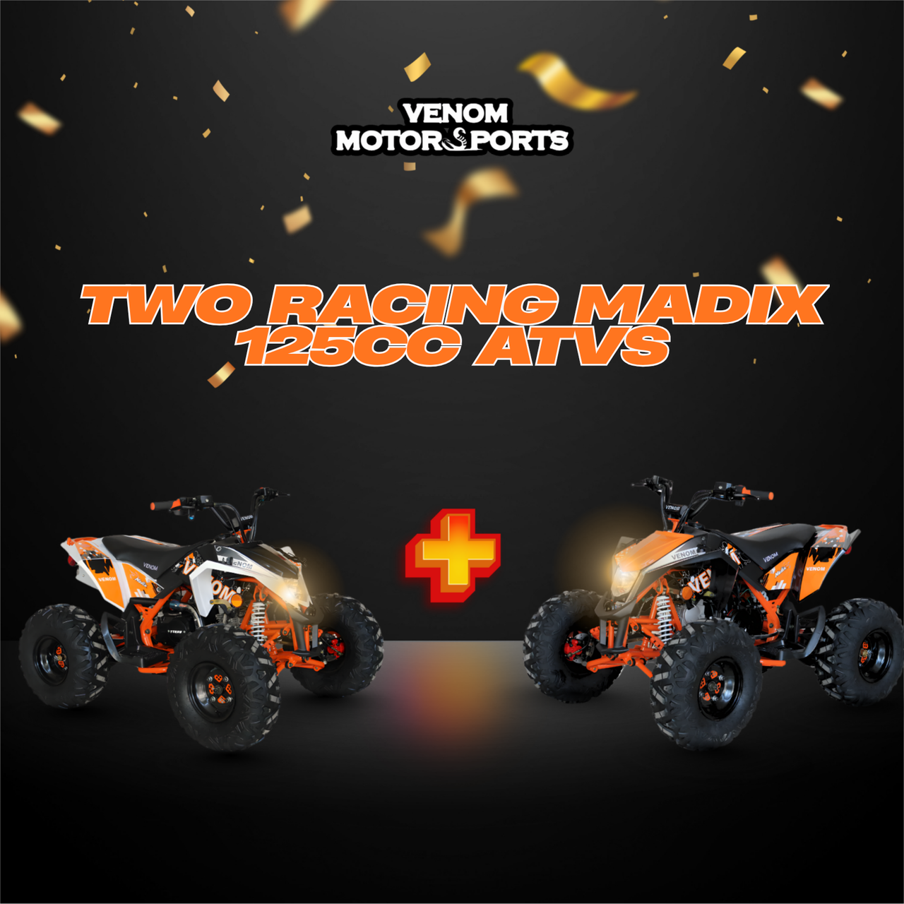 [BLACK FRIDAY BUNDLE DEAL] 2x Venom Racing Madix 125cc ATV | Automatic Transmission