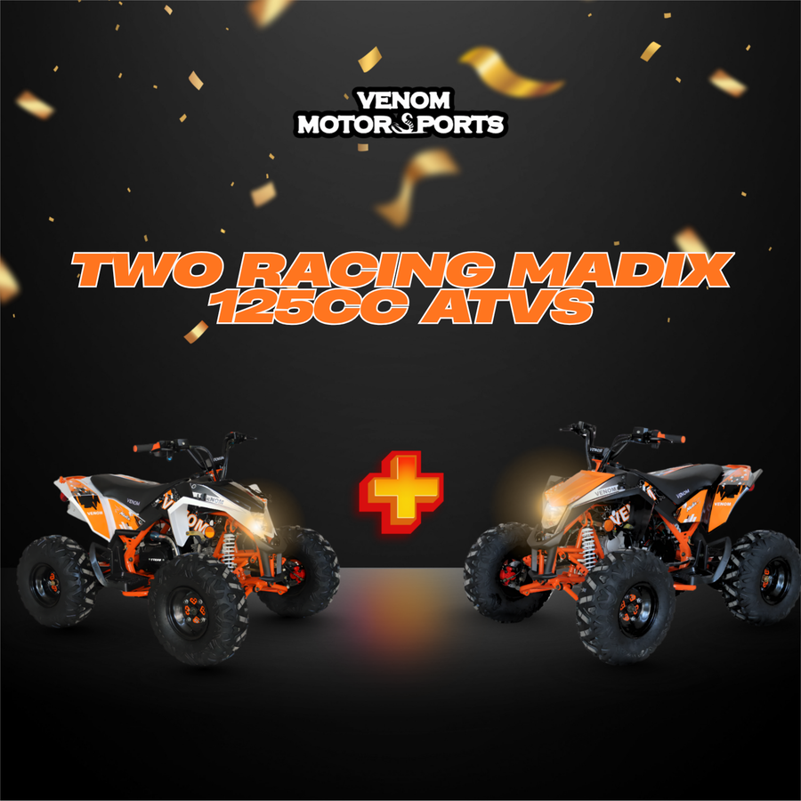 [BLACK FRIDAY BUNDLE DEAL] 2x Venom Racing Madix 125cc ATV | Automatic Transmission