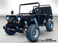 Thumbnail for 125cc Mini Jeep Deluxe | Willys Edition | 3-Speed