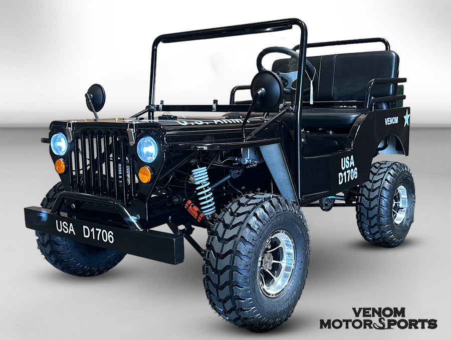 125cc Mini Jeep Deluxe | Willys Edition | 3-Speed