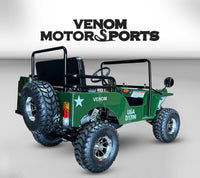 Thumbnail for 125cc Mini Jeep Deluxe | Willys Edition | 3-Speed