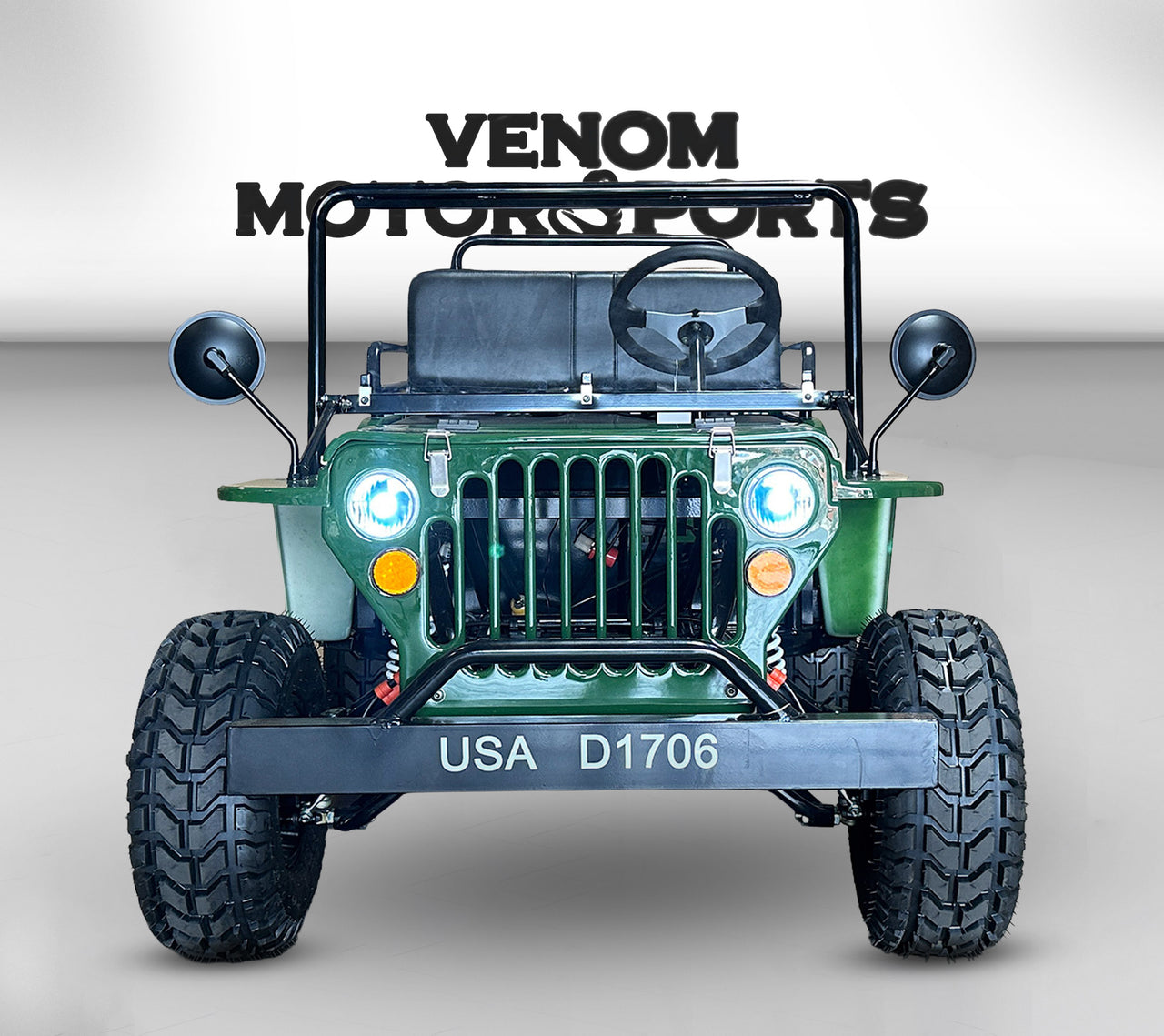 125cc Mini Jeep Deluxe | Willys Edition | 3-Speed