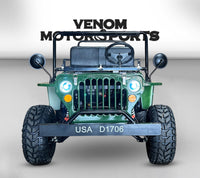 Thumbnail for 125cc Mini Jeep Deluxe | Willys Edition | 3-Speed
