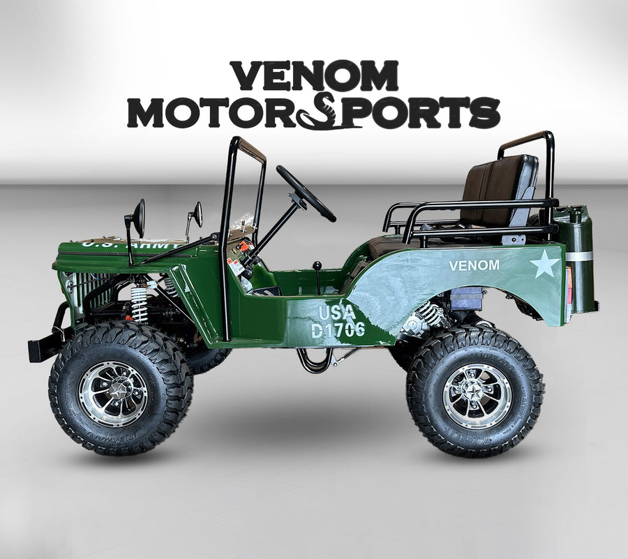 125cc Mini Jeep Deluxe | Willys Edition | 3-Speed