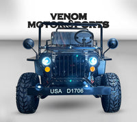 Thumbnail for 125cc Mini Jeep Deluxe | Willys Edition | 3-Speed