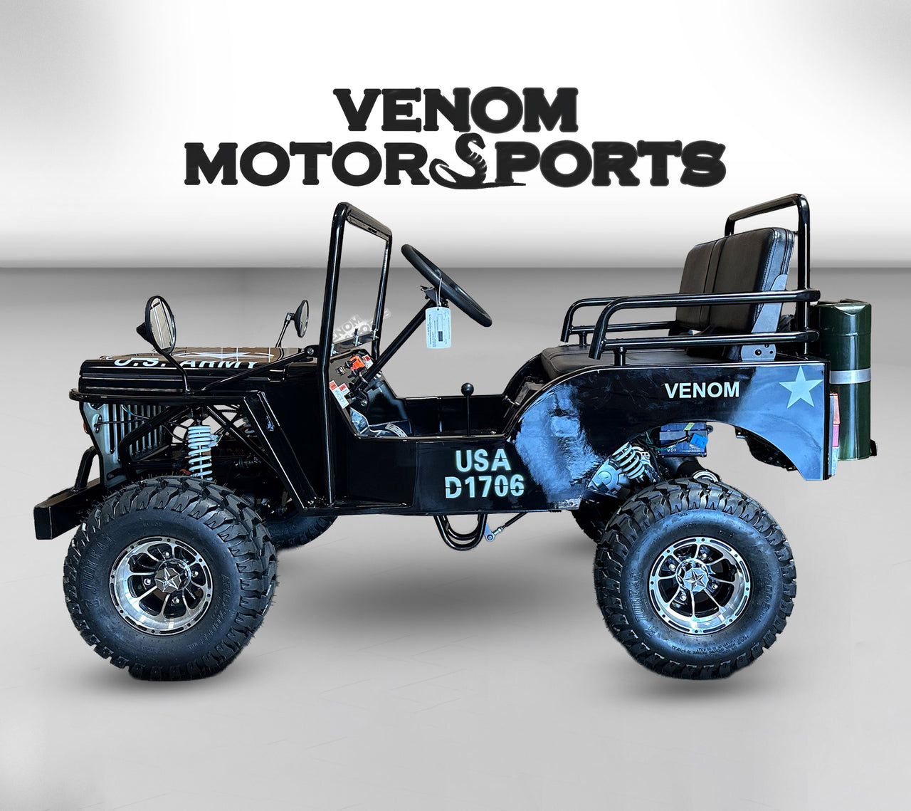 125cc Mini Jeep Deluxe | Willys Edition | 3-Speed