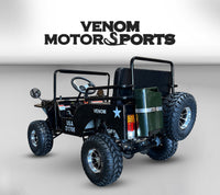 Thumbnail for 125cc Mini Jeep Deluxe | Willys Edition | 3-Speed