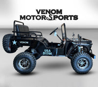 Thumbnail for 125cc Mini Jeep Deluxe | Willys Edition | 3-Speed