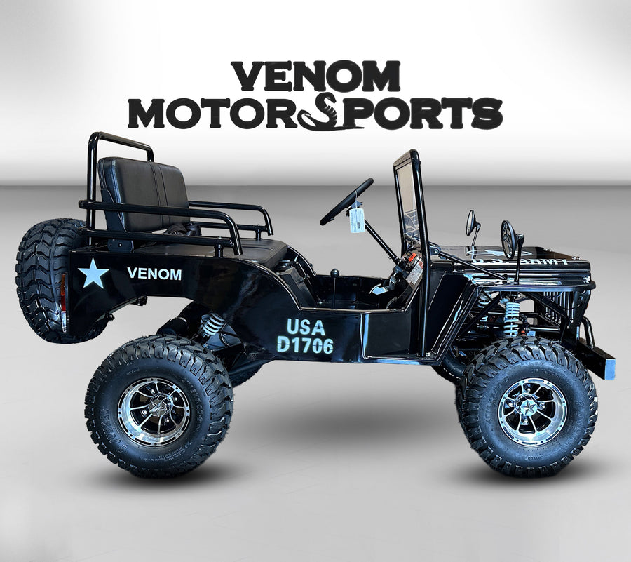 125cc Mini Jeep Deluxe | Willys Edition | 3-Speed