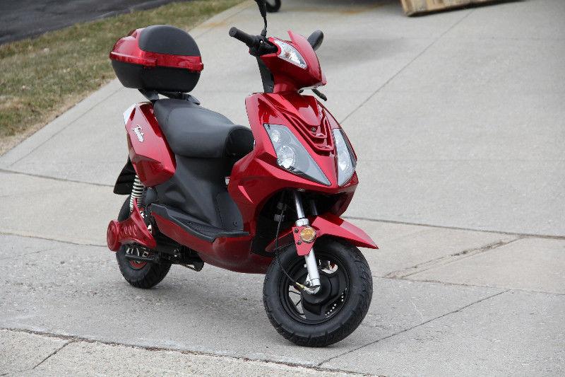 TaoTao 500W Electric Moped Scooter 60V - ATE-803 - Street Legal Red